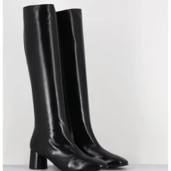 Clearance GARRICE LAB Bottes en agneau plongé talon graphique - GARDONE NAPPA NERO NOIR