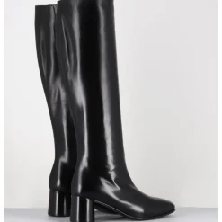 Clearance GARRICE LAB Bottes en agneau plongé talon graphique - GARDONE NAPPA NERO NOIR