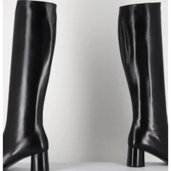 Clearance GARRICE LAB Bottes en agneau plongé talon graphique - GARDONE NAPPA NERO NOIR