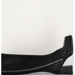 Hot MOMA Bottes en cuir à zip - DW336 NERO NOIR