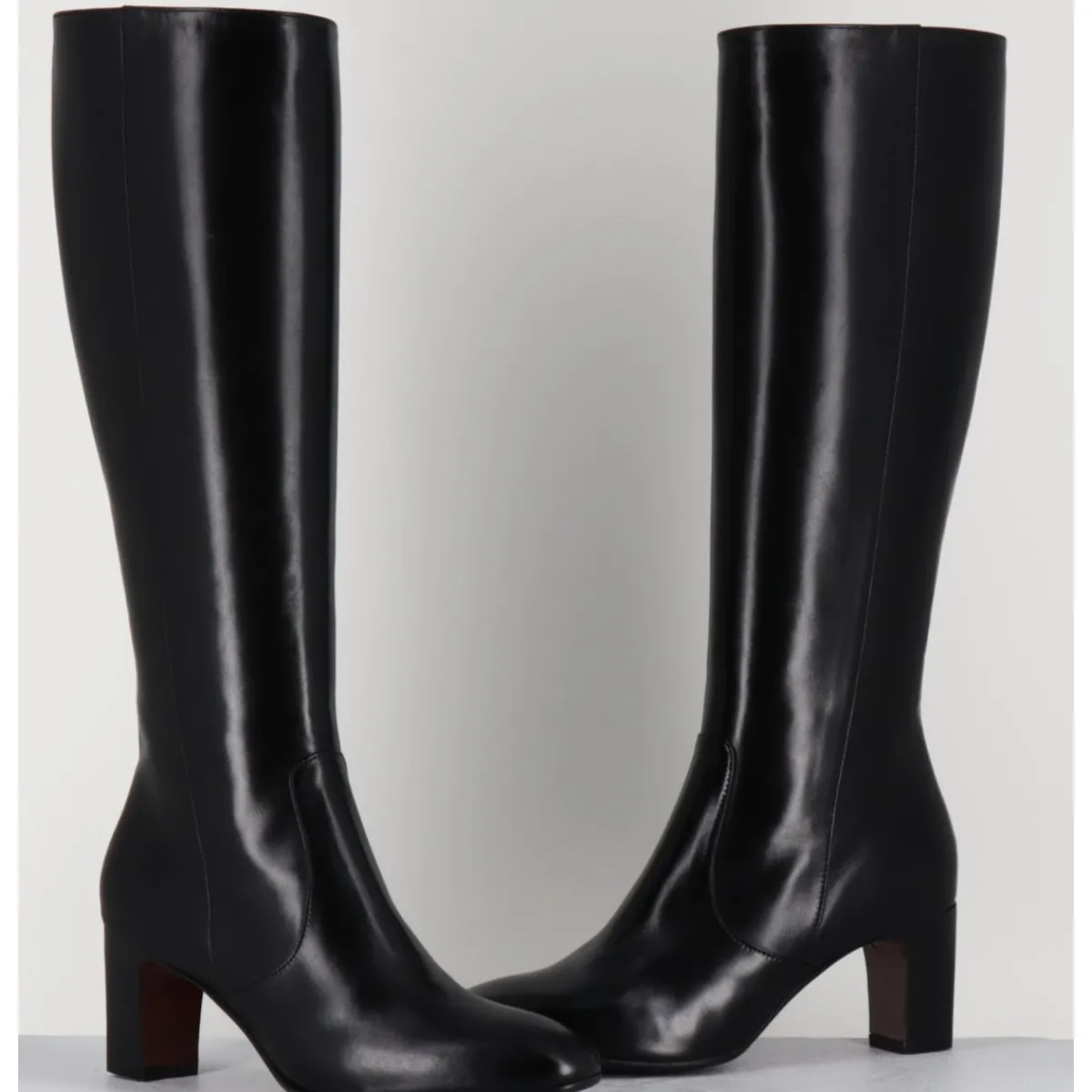 Best GARRICE LAB Bottes es en agneau plongé - M475 SETA NERO NOIR