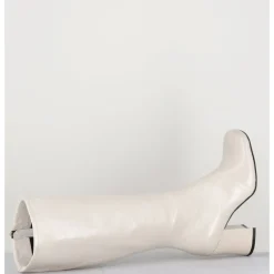 New GARRICE LAB Bottes 60s en cuir naplak - AH2983 FINISH MILK BLANC