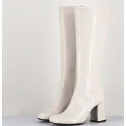 New GARRICE LAB Bottes 60s en cuir naplak - AH2983 FINISH MILK BLANC