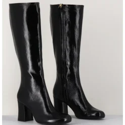 Clearance GARRICE LAB Bottes 60s en cuir naplak - AH2983 FINISH NERO NOIR