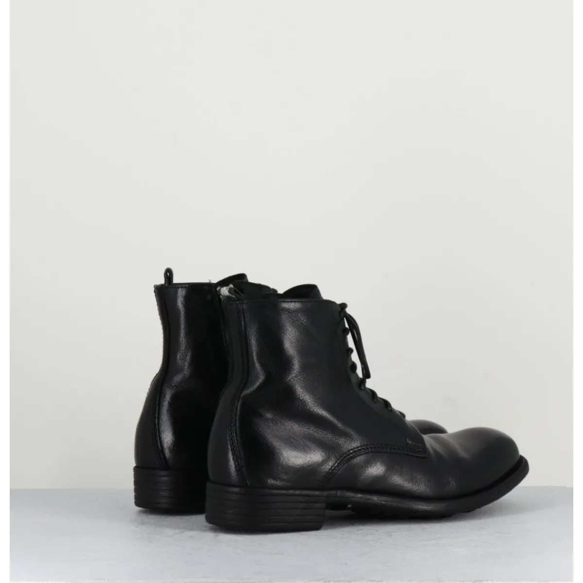Best OFFICINE CREATIVE Bottines à lacets en cuir - CALIXTE02 NERO NOIR