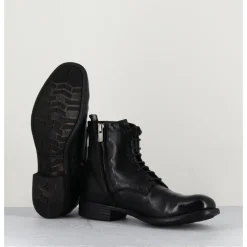 Best OFFICINE CREATIVE Bottines à lacets en cuir - CALIXTE02 NERO NOIR