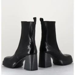 Discount MOMA Bottines chelsea en cuir brillant - CW337 NERO NOIR