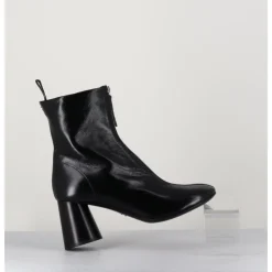 Sale HALMANERA Bottines en cuir brillant très souple - ACE07 NERO NOIR