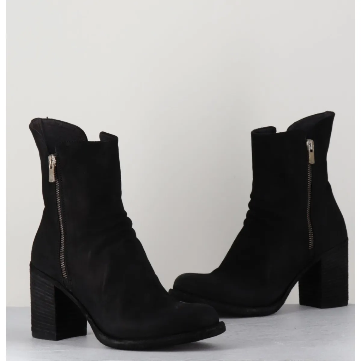 Hot OFFICINE CREATIVE Bottines en cuir huilé - VERNON 045 NERO NOIR