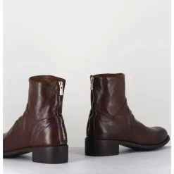 OFFICINE CREATIVE Bottines en cuir - LISON CAOU 047 CIGAR MARRON