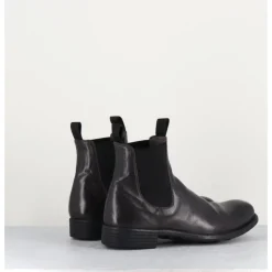 New OFFICINE CREATIVE Bottines en cuir souple -Anthracite - CALIXTE004 Magnet MARRON