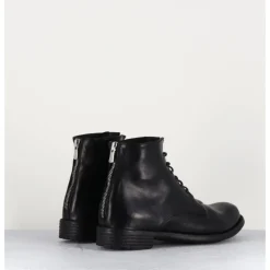 Discount OFFICINE CREATIVE Bottines plates à lacets en cuir - MARS007 Nero NOIR
