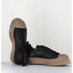 Sale LOFINA Chaussures à lacets en cuir semelle épaisse - 2743 NERO NOIR