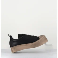 Sale LOFINA Chaussures à lacets en cuir semelle épaisse - 2743 NERO NOIR