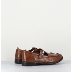 Sale OFFICINE CREATIVE Chaussures Mary-Jane en cuir marron - LEX535 SUGHERO CAMEL