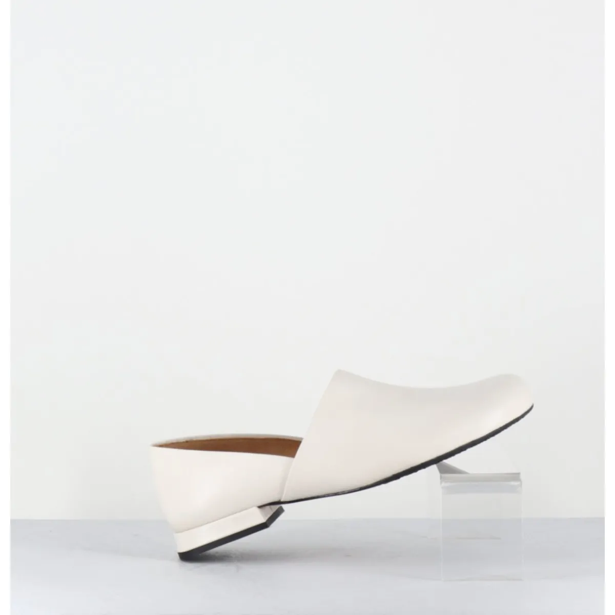 New AUDLEY Chaussures minimalistes en cuir souple cassé - PAOLI MARFIL NAPPA BLANC