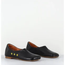 Sale ANTONIO BARBATO Chaussures plates en cuir esprit 60s - AB4624 MADRAS NERO NOIR