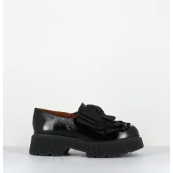 Discount CHIE MIHARA Chaussures semelle épaisse en cuir à noeuds - QAYRO SUCRE NEGRO NOIR