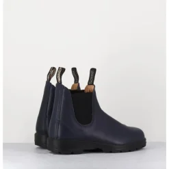 Outlet BLUNDSTONE Classic Chelsea Boots cuir mate bleu - 2246 NAVY PERI MARINE
