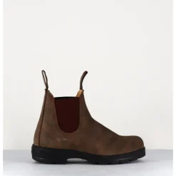 Best BLUNDSTONE Classic Chelsea Boots cuir nubuck - 585 RUSTIC BROWN MARRON