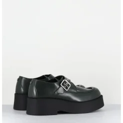 Online OA NON FASHION Creepers en cuir glacé - COOL ABRA VERDE VERT
