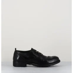 Discount OFFICINE CREATIVE Derbies à boutonnière en cuir - CALIXTE 035 NERO NOIR