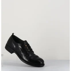 Discount OFFICINE CREATIVE Derbies à boutonnière en cuir - CALIXTE 035 NERO NOIR