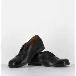 New MOMA Derbies à lacets en cuir ligne japonisante - 45401A CRIS NERO NOIR