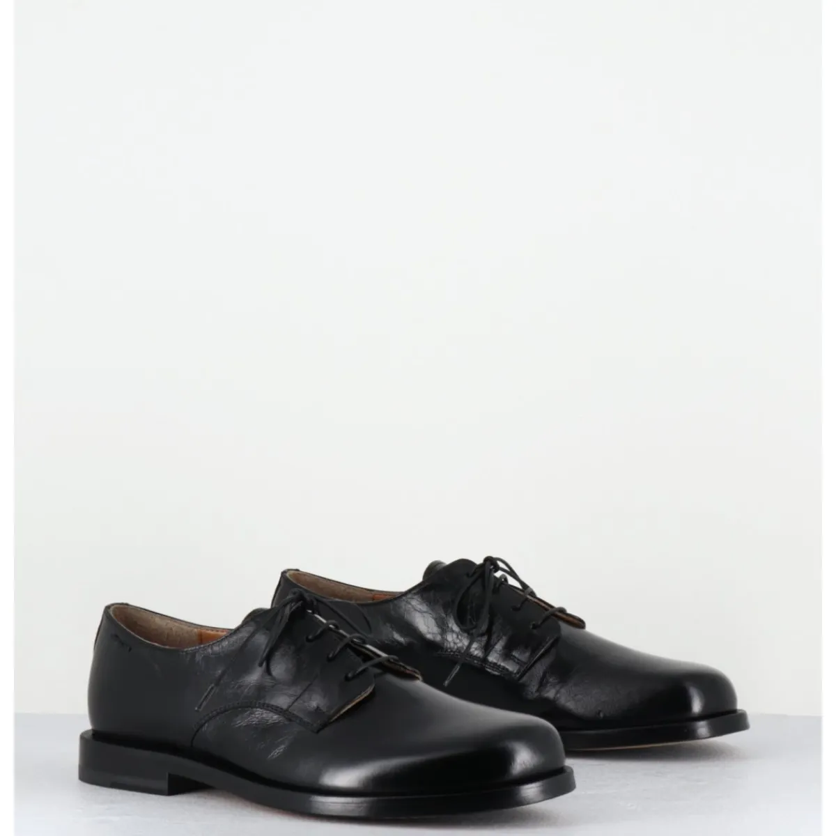 Online HOTTO Derbies en cuir bout asymétrique - 66607 ATHENE NERO NOIR