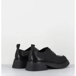 Online GARRICE LAB Derbies en cuir bout métallique - PIKE SAVANA NERO NOIR