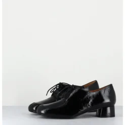 Online AUDLEY Derbies en cuir petit talon - MONICA BLACK MALORY NOIR