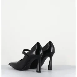 Hot PREMIATA Escarpins à bride bout pointu talon haut cuir - M6590 SPLENDID NERO NOIR