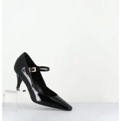 Hot GARRICE LAB Escarpins à bride talon fin en cuir vernis - GELA2 VERNICE NERA NOIR