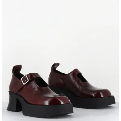 New E8 BY MIISTA Mary-jane à plateforme naplak - BIRGIT BROWN BROGUES MARRON