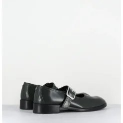 Outlet OA NON FASHION Mary-Jane en cuir glacé - YVETTE ABRA VERDE VERT