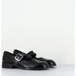 Online OA NON FASHION Mary-Jane en cuir - YVETTE VERNICE NERO NOIR