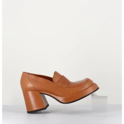 Clearance GARRICE LAB Mocassins à plateforme en cuir - MEDA CUOIO CAMEL