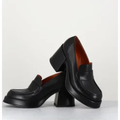 Discount GARRICE LAB Mocassins à plateforme en cuir - MEDA NERO NOIR