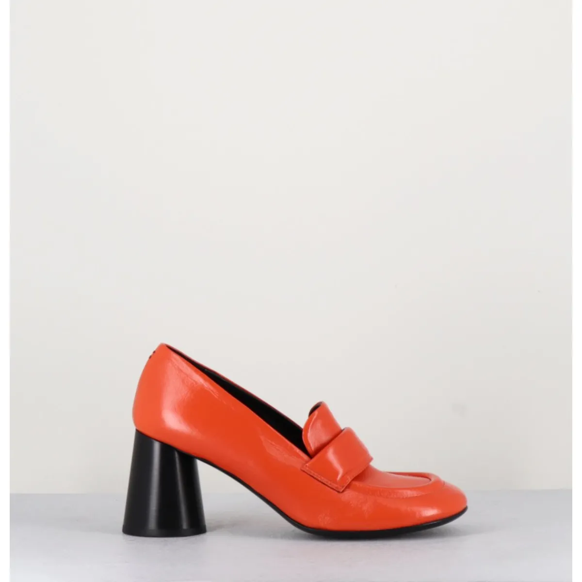 Best HALMANERA Mocassins à talon en cuir - ACE03 NESPOLA ORANGE