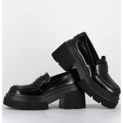 Clearance ELENA IACHI Mocassins chunky glacé - E3728-TH24 BELT NERO NOIR