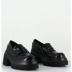 Clearance ELENA IACHI Mocassins chunky glacé - E3728-TH24 BELT NERO NOIR