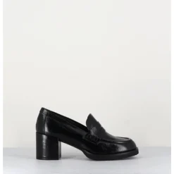 GARRICE LAB Mocassins en cuir brillant - AH500 BLACK NOIR