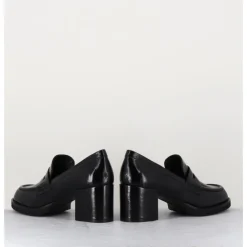 GARRICE LAB Mocassins en cuir brillant - AH500 BLACK NOIR