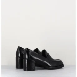 GARRICE LAB Mocassins en cuir brillant - AH500 BLACK NOIR