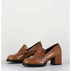 Hot GARRICE LAB Mocassins en cuir - AH500 BRANDY CAMEL