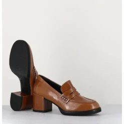 Hot GARRICE LAB Mocassins en cuir - AH500 BRANDY CAMEL