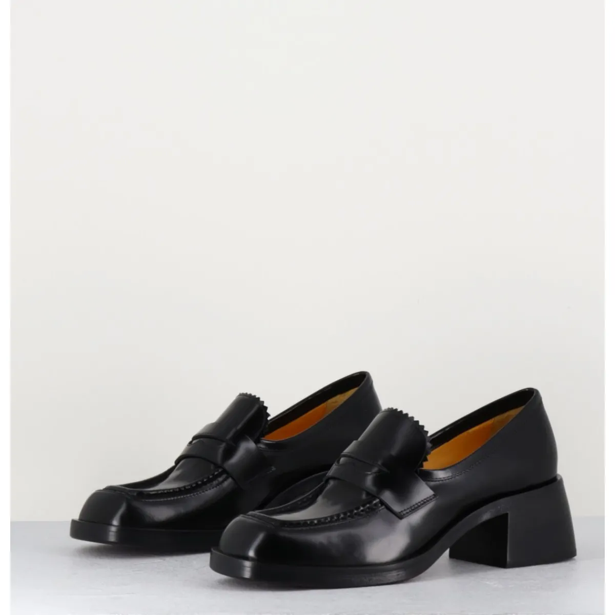 Outlet MARA BINI Mocassins en cuir - R271M MOUSSE NERO NOIR