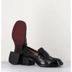 Outlet MARA BINI Mocassins en cuir - R271M MOUSSE NERO NOIR