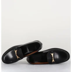 Outlet TO&CO Mocassins en cuir Tour Eiffel - TOLF NERO NOIR