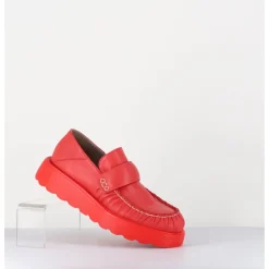 Best IXOS Mocassins en cuir souple semelle légère - X23 MAESTRALE CORALLO ROUGE